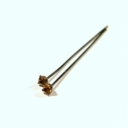 Swarovskio juodintos vinutes su Topaz akute 4cm