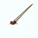 Swarovskio juodintos vinutes su Rose akute 4cm