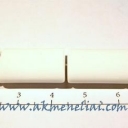 Baltas agatas 21mm