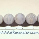 Juostuotas mėlynasis agatas 10mm