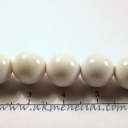 Agatas baltas 8mm