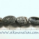 Nurūgštintas juodas agatas 12mm