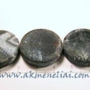 Nurūgštintas juodas agatas 25mm