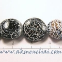 Nurūgštintas juodas agatas 14mm