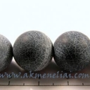 Nurūgštintas juodas agatas 14mm