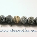 Nurūgštintas juodas agatas 8mm