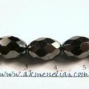 Hematitas facetuotas 12mm