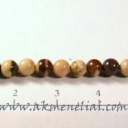 Capučino jaspis 4mm