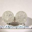 Krekeliuotas kalnų krištolas 8mm
