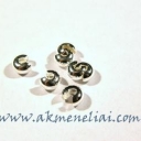 Metalinės apsaugėlės sidabro spalvos 5mm