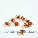 Metalinės apsaugėlės vario spalvos 4mm