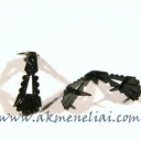 Metalinis pakabukas juodas 15mm