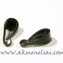 Metalinis pakabukas juodas 10mm