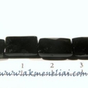 Oniksas facetuotas 12mm