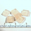Rožinis kvarcas matinis 6,5mm
