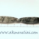 Turmalino kvarcas facetuotas 40mm