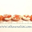 Ugninis agatas 15mm