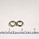 Žiedeliai lituoti 6mm 925