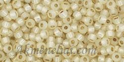 Toho biseris TR-11-PF2109 11/0 Permanent Finish - Silver-Lined Milky Jonquil