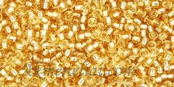 Toho biseris TR-15-22 15/0 Silver-Lined Light  Topaz