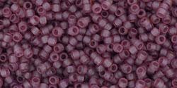 Toho biseris TR-15-6BF 15/0  Transparent-Frosted Med Amethyst