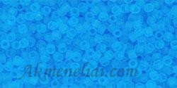 Toho biseris TR-15-3BF 15/0 Transparent-FrostedMed Aquamarine 