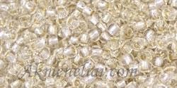 Toho biseris TR-11-PF21 11/0  Permanent Finish - Silver-Lined Crystal