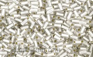 TOHO Bugle  TB-01-21F  Silver-Lined Frosted Crystal