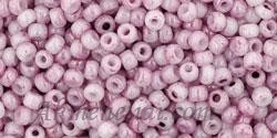 Toho biseris TR-11-1200 11/0 Marbled Opaque White/Pink 