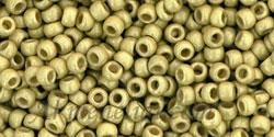 Toho biseris TR-11-PF559F 11/0  PermaFinish - Frosted Galvanized Yellow Gold