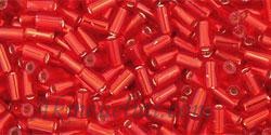 TOHO Bugle  TB-01-25B Silver-Lined Siam Ruby