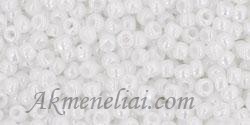 Toho biseris TR-11-401 11/0  Opaque-Rainbow White