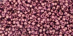 Toho biseris TR-15-201 15/0 Gold-Lustered Amethyst 