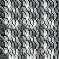 Langlois-Martin žvyneliai- Anthracite, plokšti 4mm