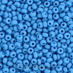 Čekiškas PRECIOSA biseris. Originali 50g pakuotė. 11/0 dydis, žydras opaque