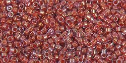 TOHO Treasure TT-01-1824  Inside-Color Rainbow Alexandrite/Opaque Orange-Lined