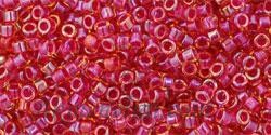 TOHO Treasure TT-01-241 Inside-Color Rainbow Lt Topaz/Mauve-Lined