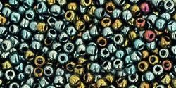 Toho biseris TR-11-721 11/0 Galvanized Blue Gold