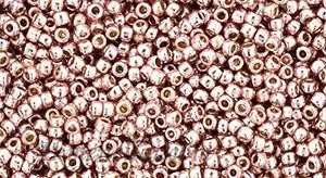Toho biseris  TR-15-PF552 11/0 PermaFinish - Galvanized Sweet Blush