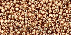 Toho biseris  TR-15-PF551 15/0 PermaFinish - Galvanized Rose Gold 