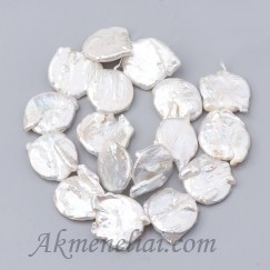  Barokiniai Keshi perlai, 22~27x20~23x4~7mm 