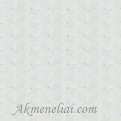 Langlois-Martin žvyneliai- Chalk White, dubenėliai 4mm