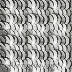Langlois-Martin žvyneliai - 2069 Metallic gray, plokšti 4mm