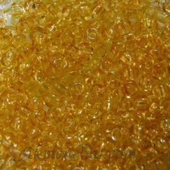 Čekiškas PRECIOSA biseris. Originali 50g pakuotė. 9/0 dydis, medaus šviesus