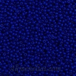 Čekiškas PRECIOSA biseris. Originali 50g pakuotė. 10/0 dydis, tamsiai mėlynas opaque