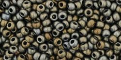 Toho biseris  TR-08-83F 8/0 Frosted Metallic Iris - Brown