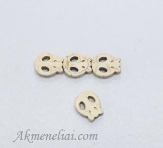 Hovlitas, kaukolė balta, 13x15mm