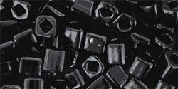 Toho biseris  4mm Cube TC-04-49 Opaque Jet