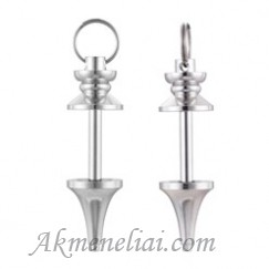 Švytuoklė, Pendulum, galai atsisuka, 42x12mm,pagrindas 3mm