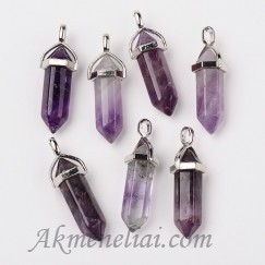 Pakabukas Ametistas, 40x12mm 